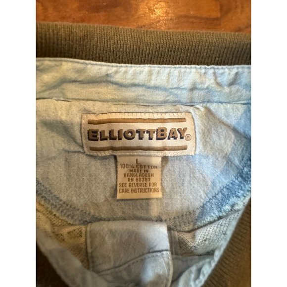 VINTAGE ELLIOTT BAY POLO SIZE L |‎ M1 - Picture 4 of 5